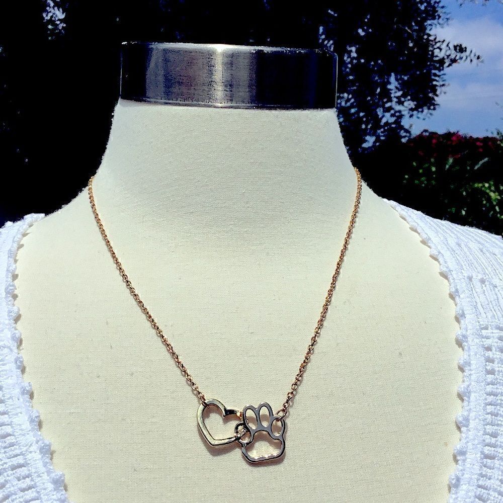 DOG LOVERS NECKLACE MY PET IN MY HEART ❤️ NECKLACE - Picture 4 of 7